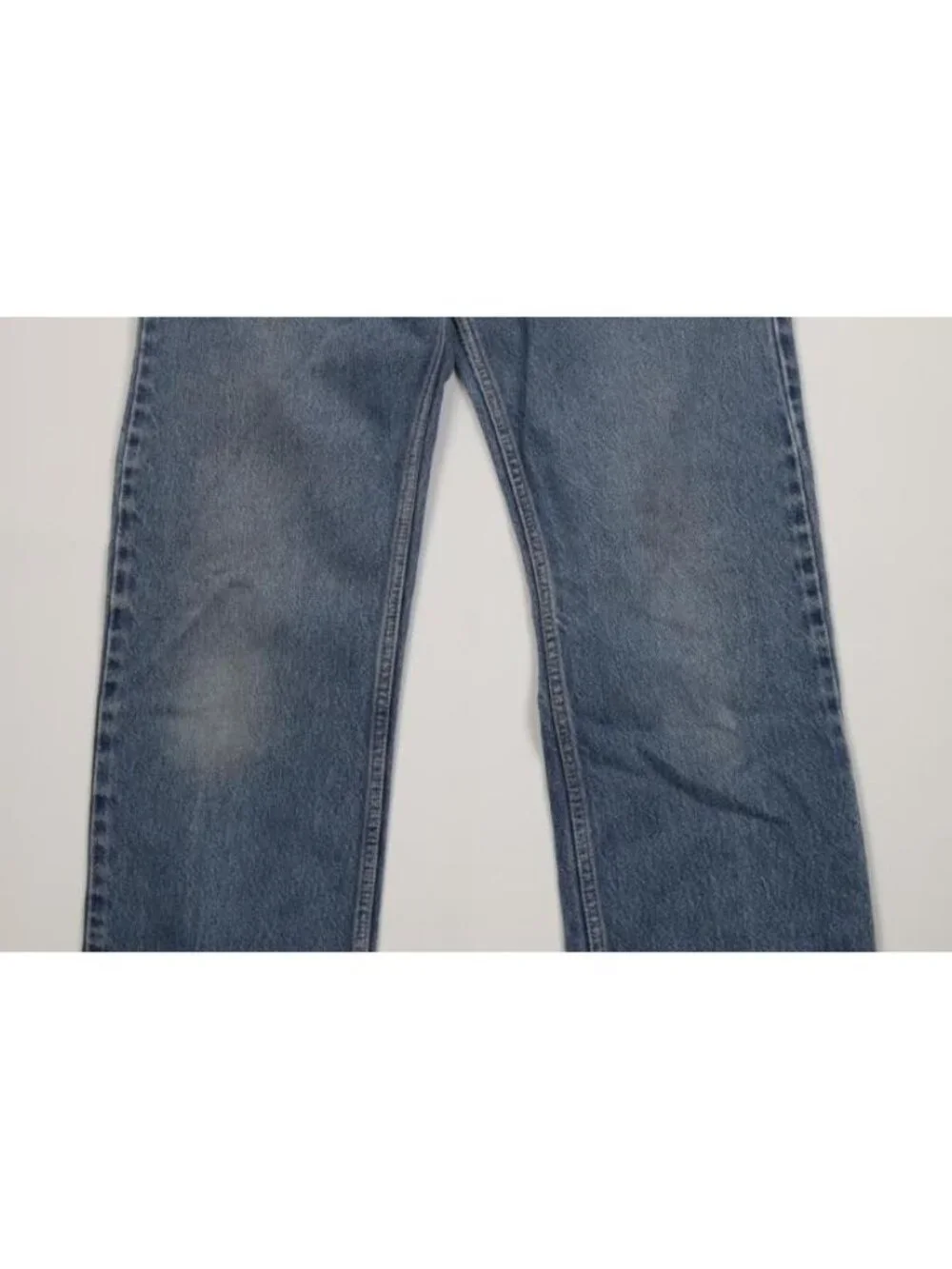 Vintage Y2K 2004 Levis 505 Mens 32x34 Distressed Regular Straight Leg Jeans Blue